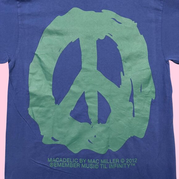 Mac Miller Presents Macadelic Peace Sign Hip-Hop Tee M - Picture 2 of 4